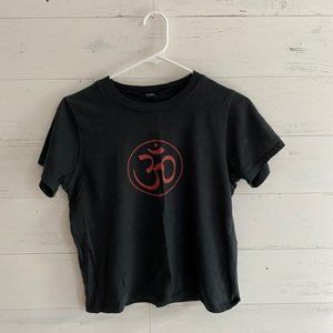 Brandy Melville/John Galt Black Om Tee